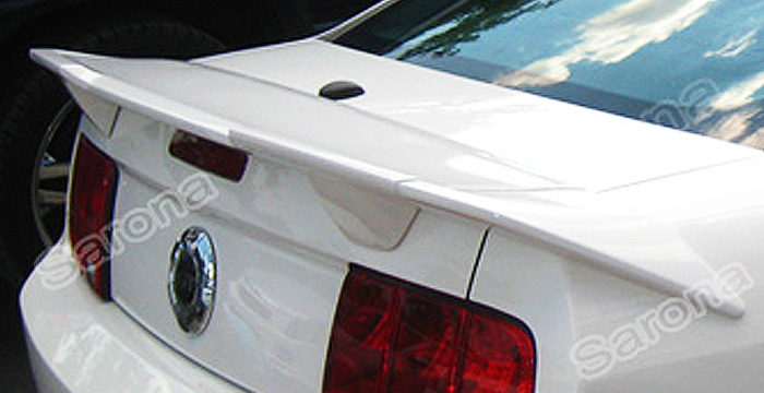 Custom Ford Mustang Trunk Wing  Coupe (2005 - 2009) - $399.00 (Manufacturer Sarona, Part #FD-033-TW)
